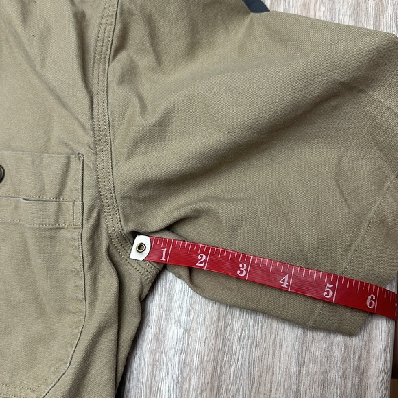 Two Men’s Carhartt relaxed fit button up shirts size small - Picture 11 of 12